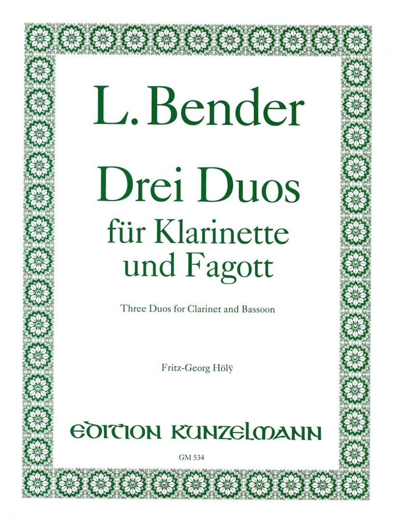3 Duos Für Klarinette und Fagott